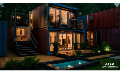 O Potencial dos Contentores Marítimos na Construção de Residências Eco-Friendly.